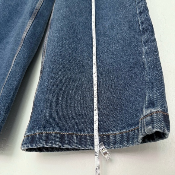 ✨Lucy & Yak Women's Mid Wash Blue High Waisted Wide-Leg Jeans NWT✨ - Picture 11 of 16